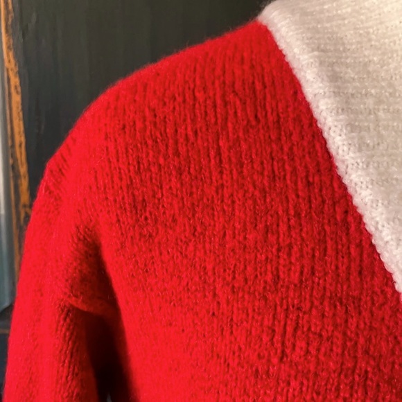 Please Red Wool Sweater, Size S - Picture 8 of 13